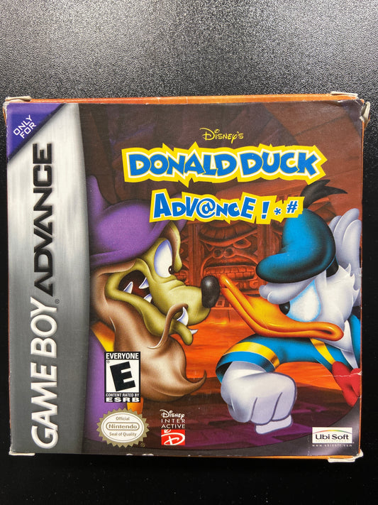 Donald Duck Advance In Box GBA