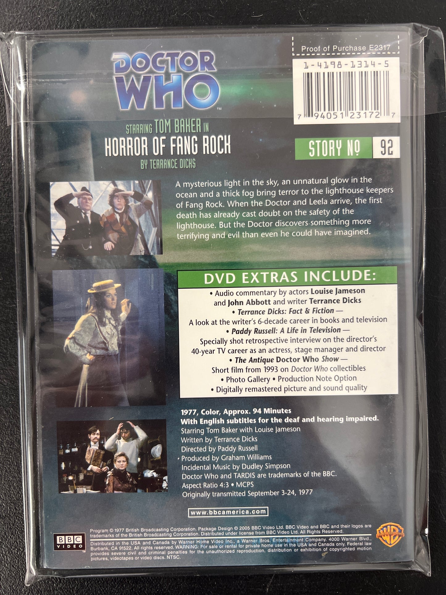 Doctor Who The Horror of Fang Rock DVD