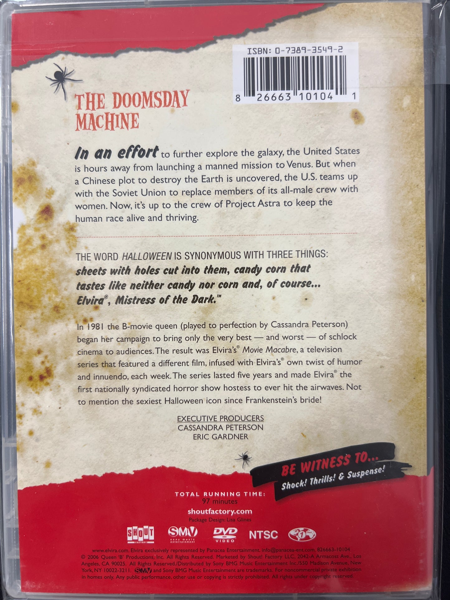 Elvira's Movie Macabre The Doomsday Machine DVD