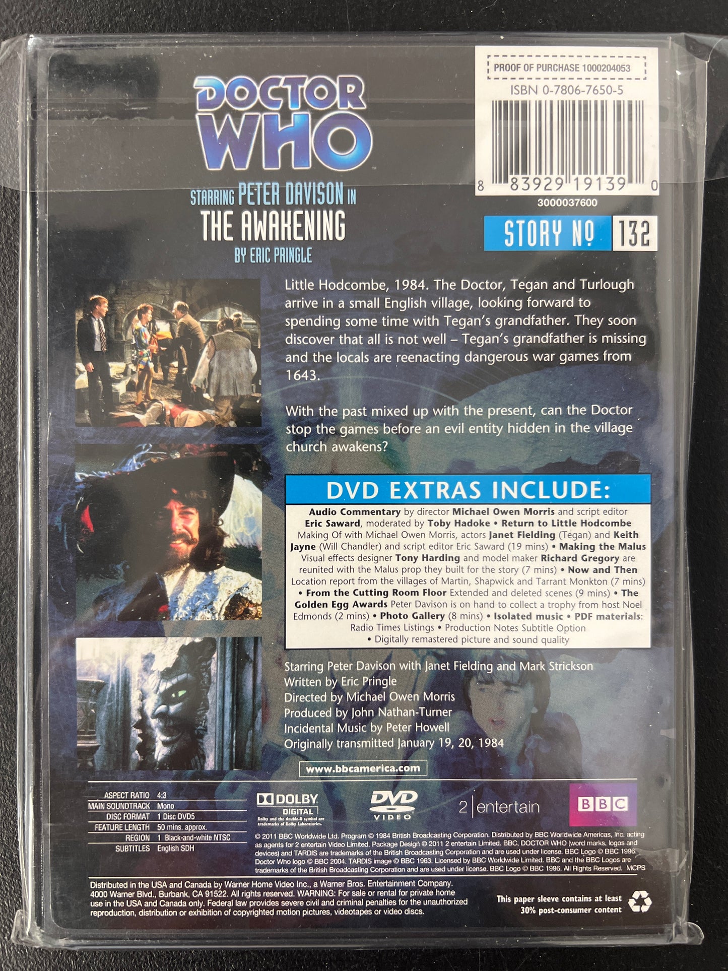 Doctor Who The Awakening DVD