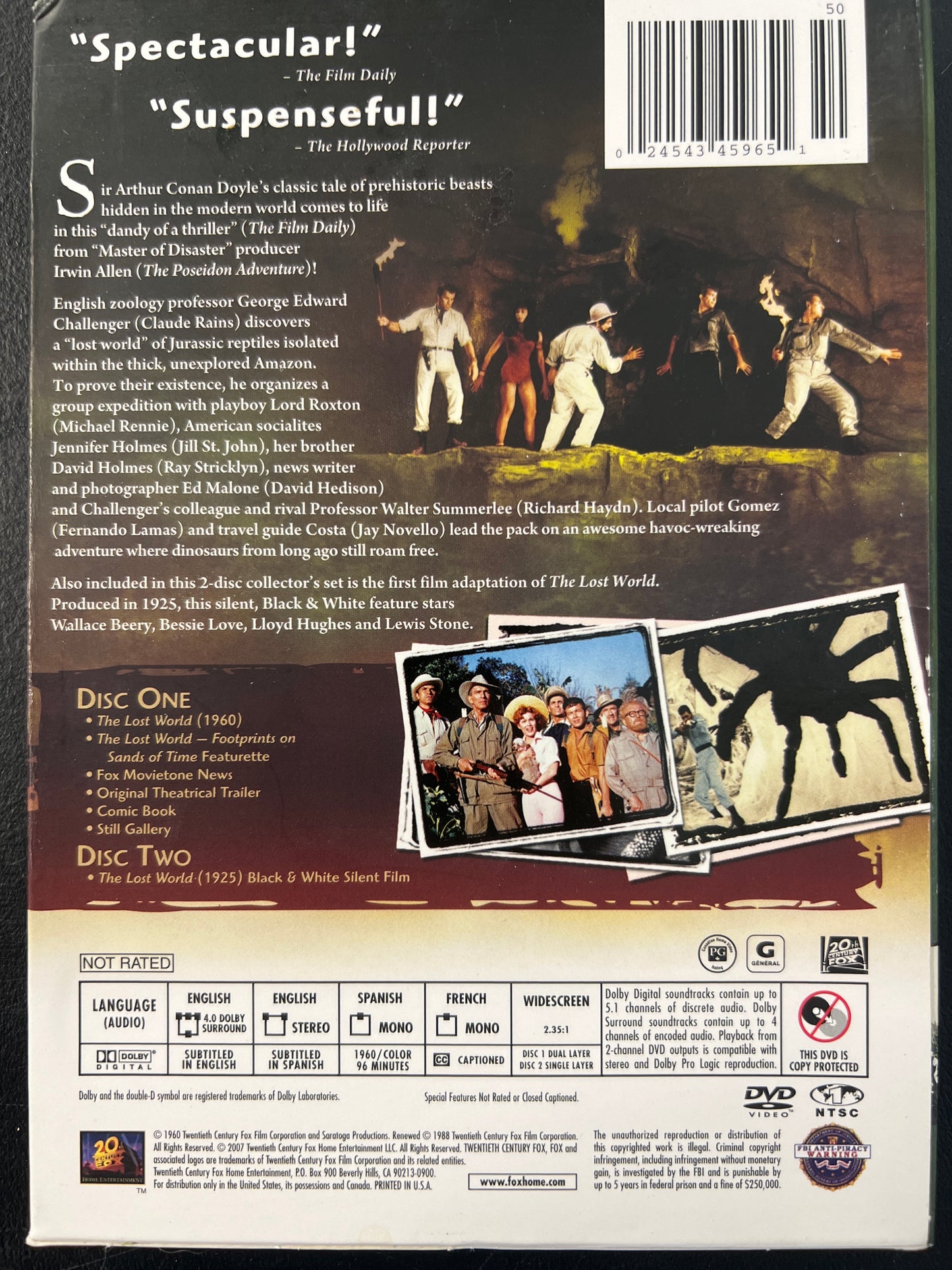The Lost World (1960) DVD