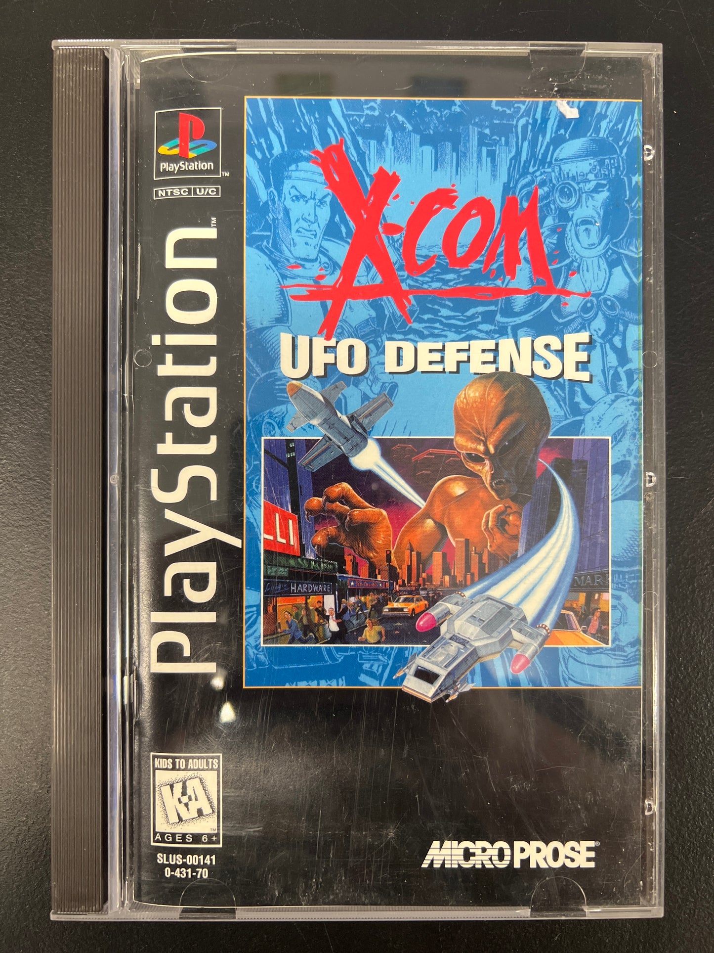 X-Com UFO Defense PS1 Long Box