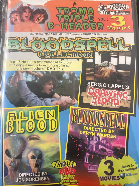 A Troma Triple B Header Bloodspell Collection Vol 5 DVD