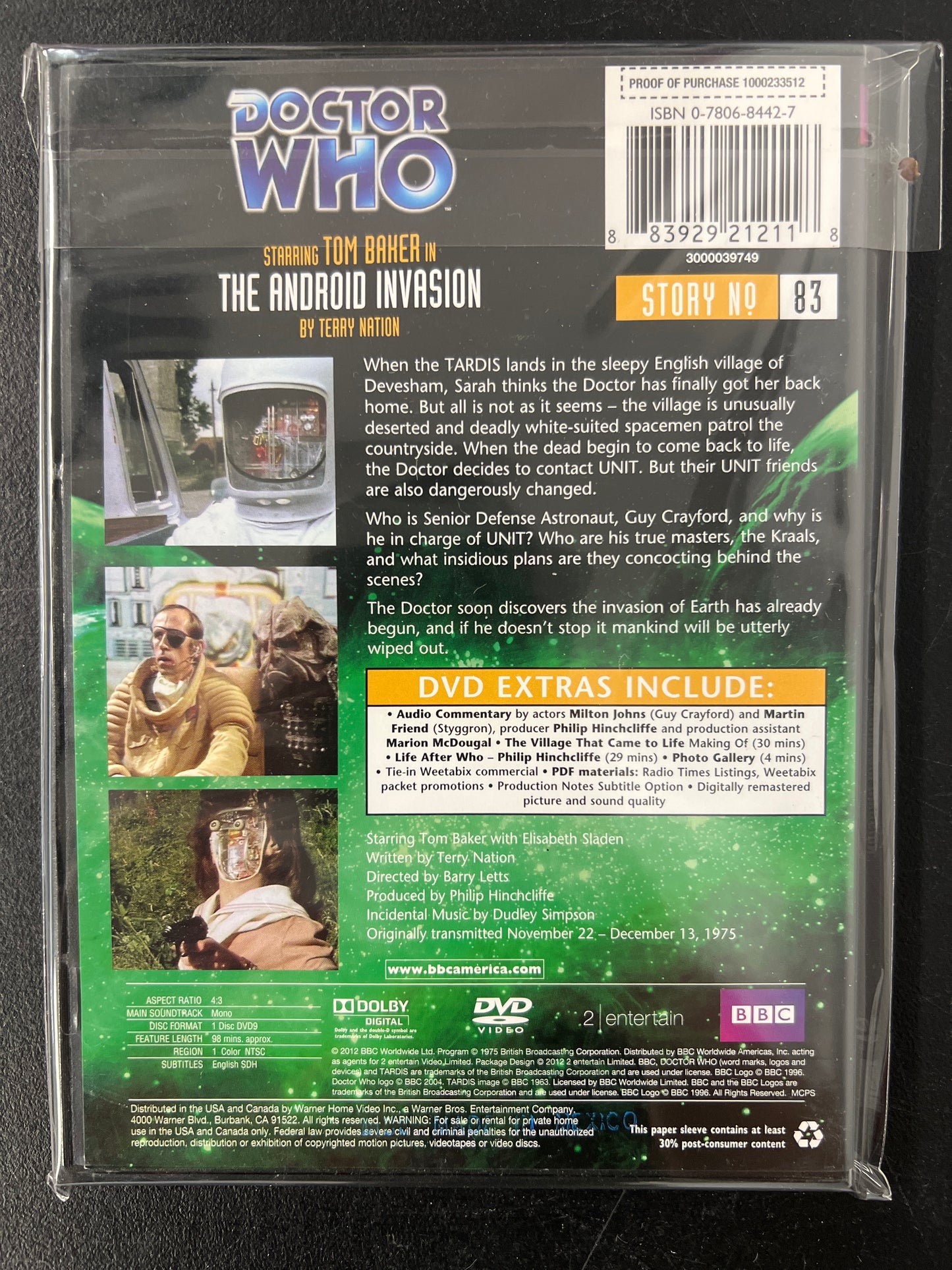 Doctor Who The Android Invasion DVD