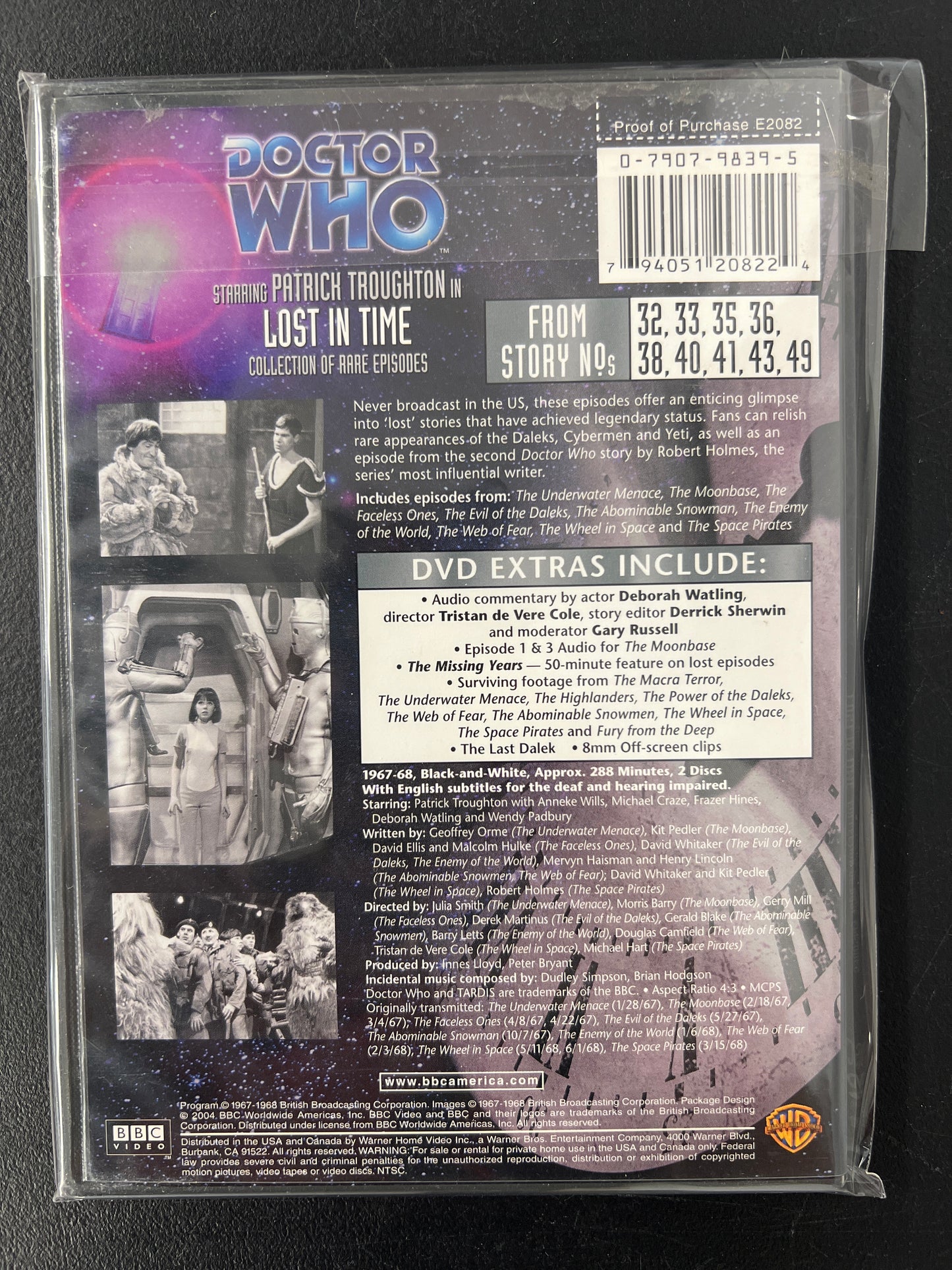 Doctor Who Lost in Time Collection of Rare Episodes (Patrick Troughton) DVD