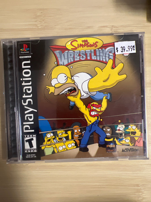 The Simpsons Wrestling  PS1