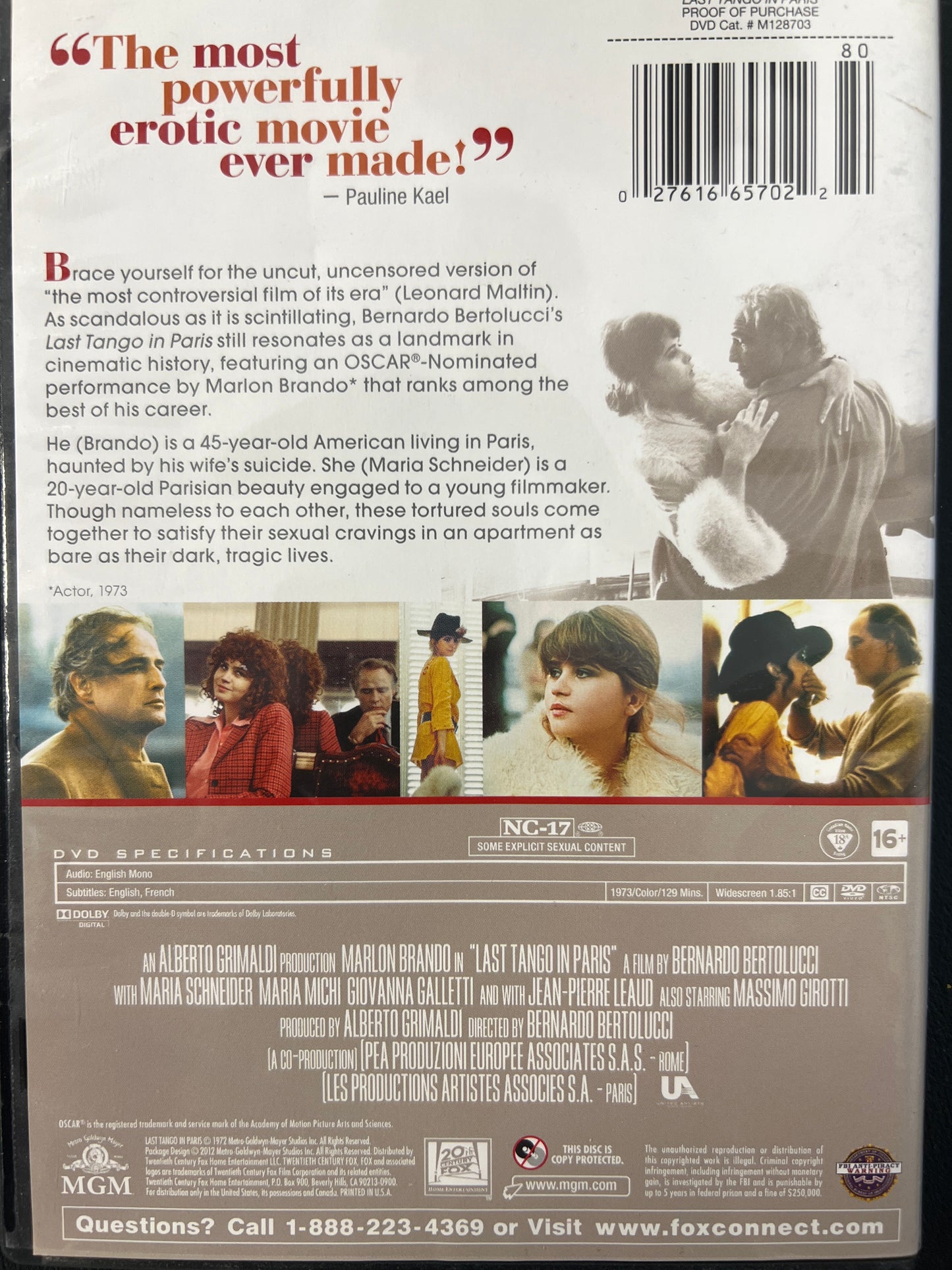 Last Tango in Paris  DVD