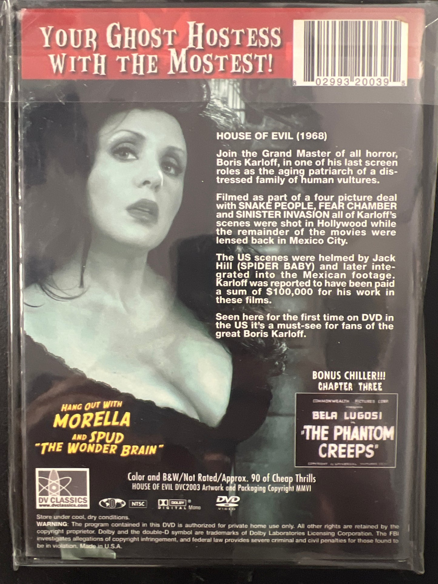 Graveyard Theater House of Evil DVD