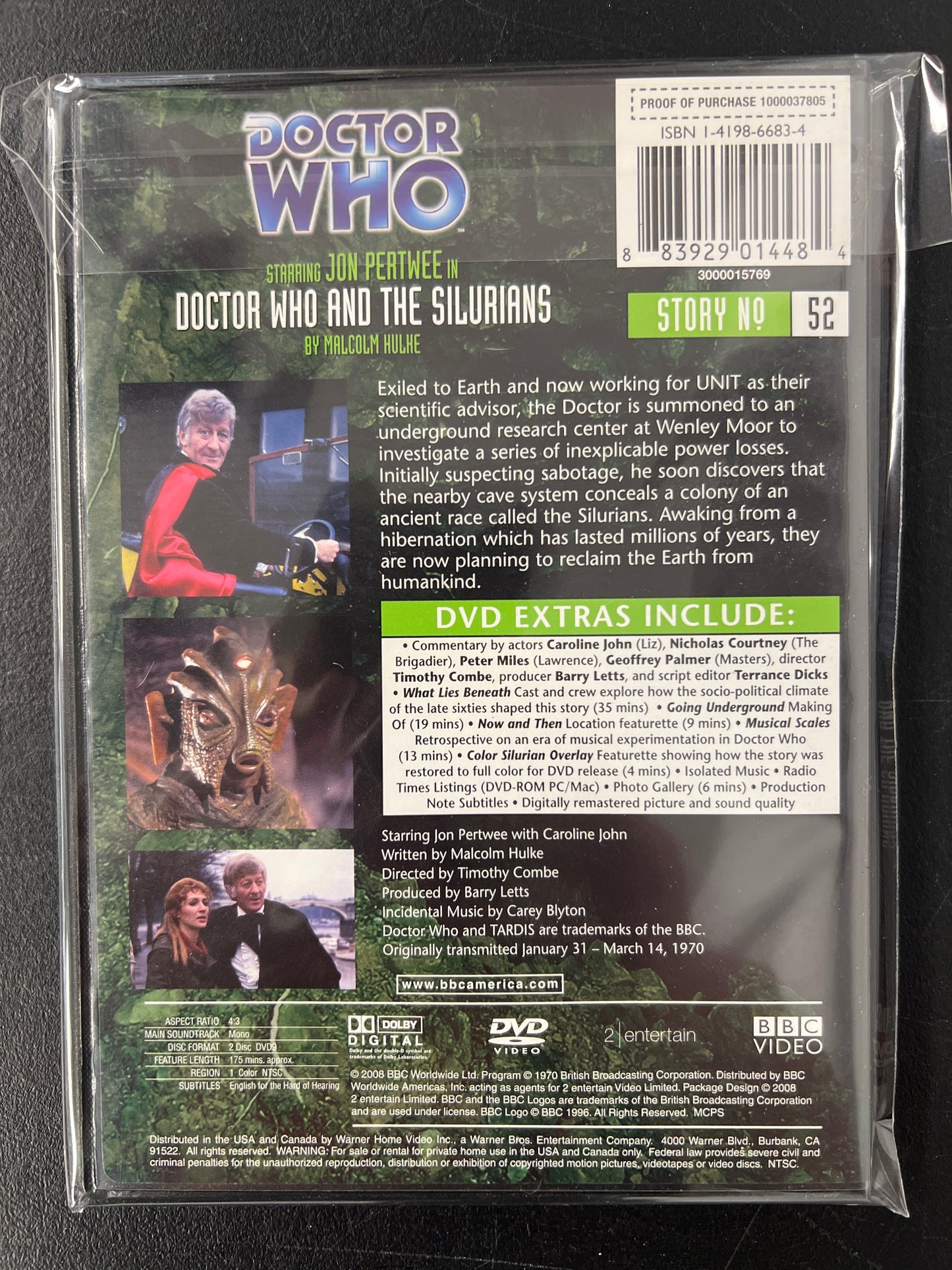 Doctor Who Doctor Who and the Silurians DVD