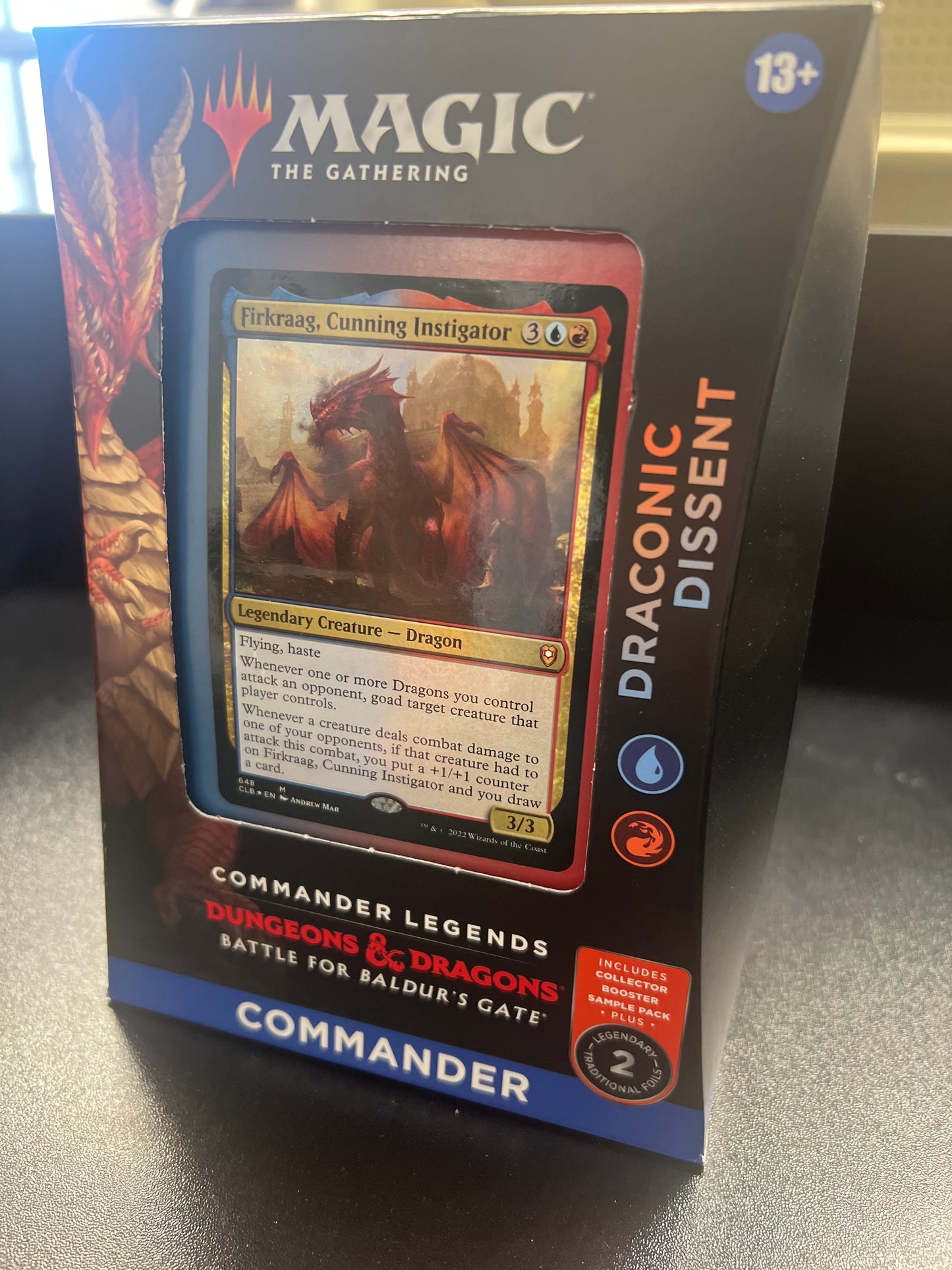 Draconic Dissent Baldur's Gate MTG Commander Deck