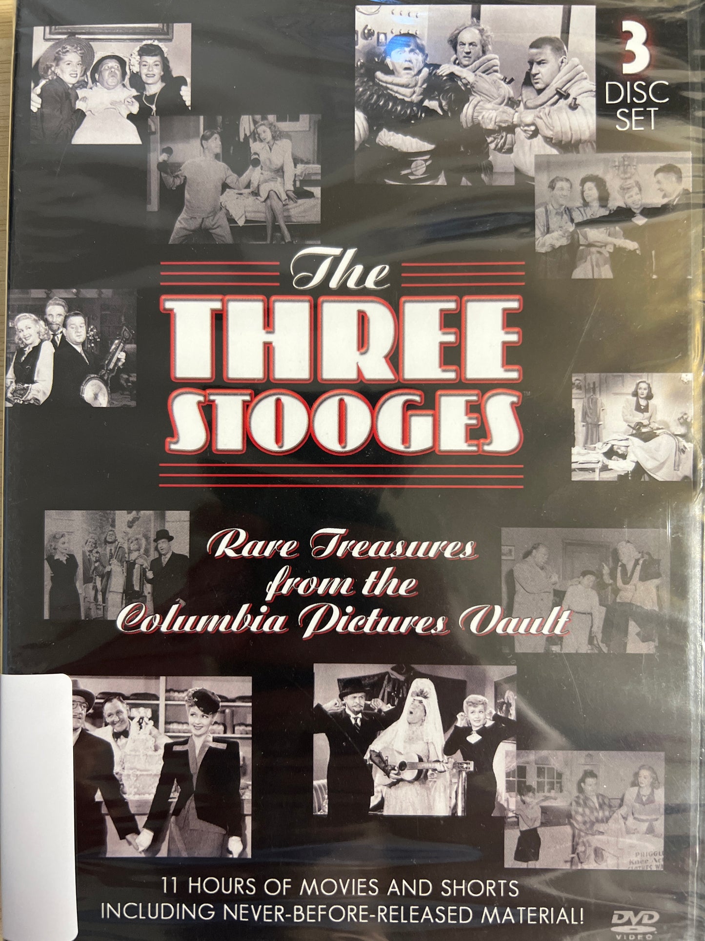 Three Stooges Rare Treasures 3 Disc Set Sealed