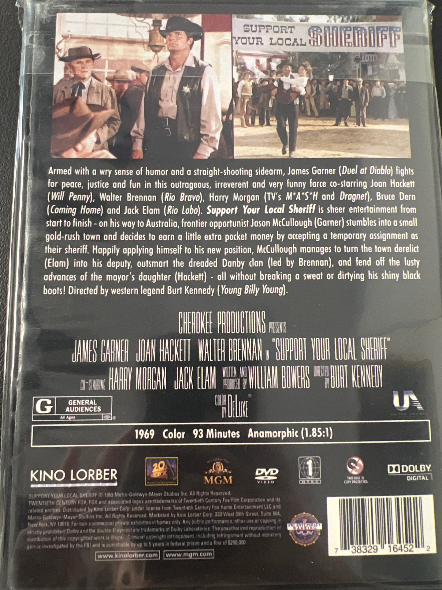 Support Your Local Sheriff DVD
