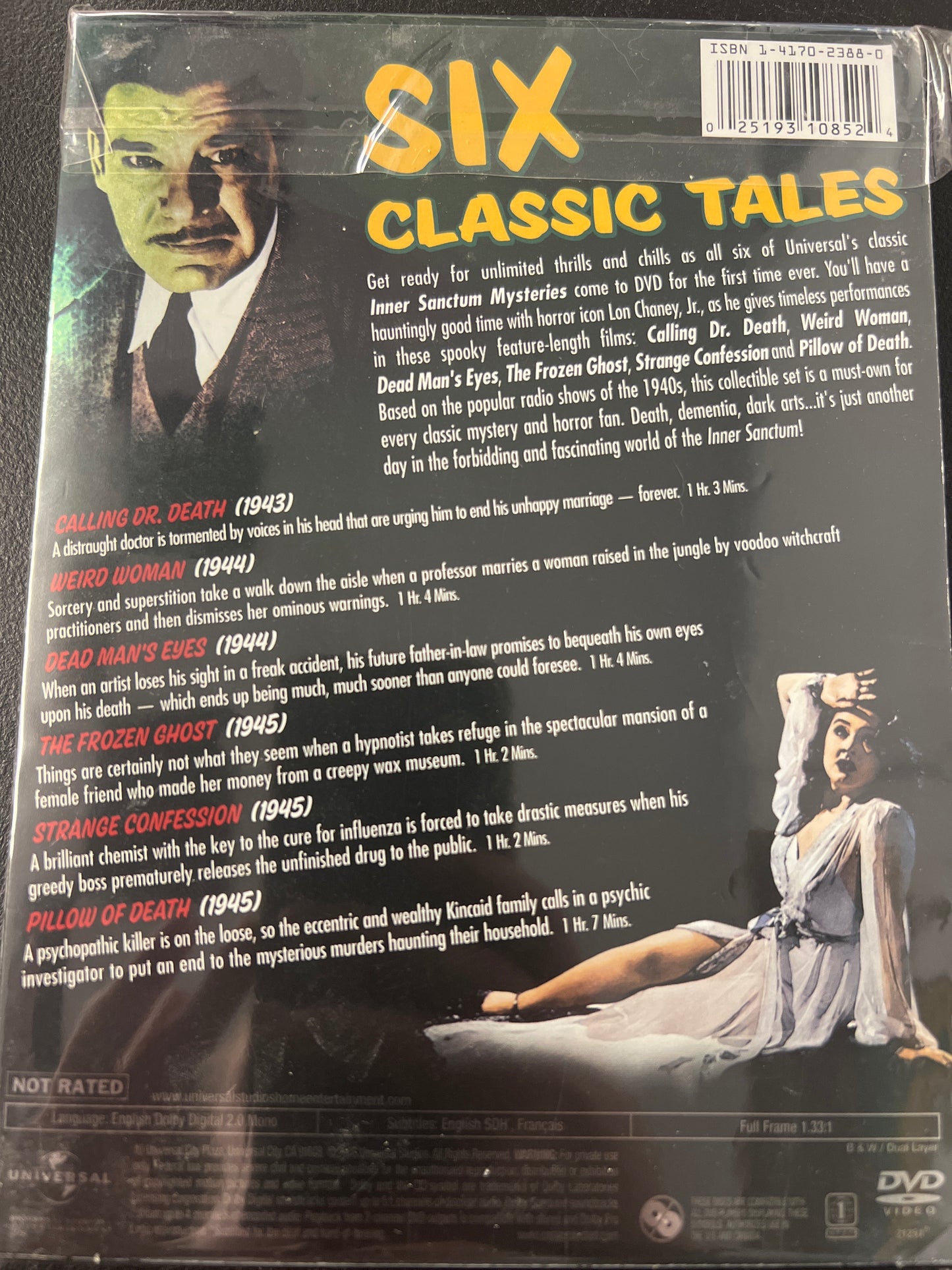 Inner Sanctum Mysteries The Complete Movie Collection DVD