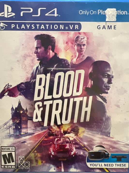 Blood & Truth PlayStation 4 (PS4)