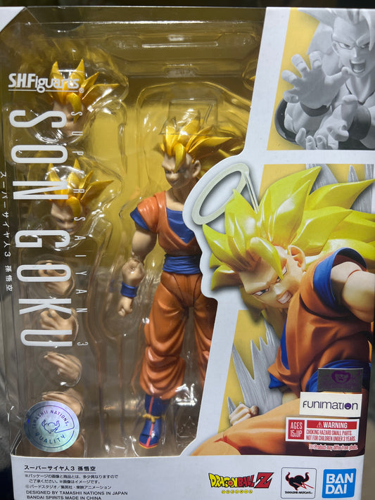 Dragon Ball Z Son Goku Super Saiyan 3 S.H. SH Figuarts Action Figure BANDAI
