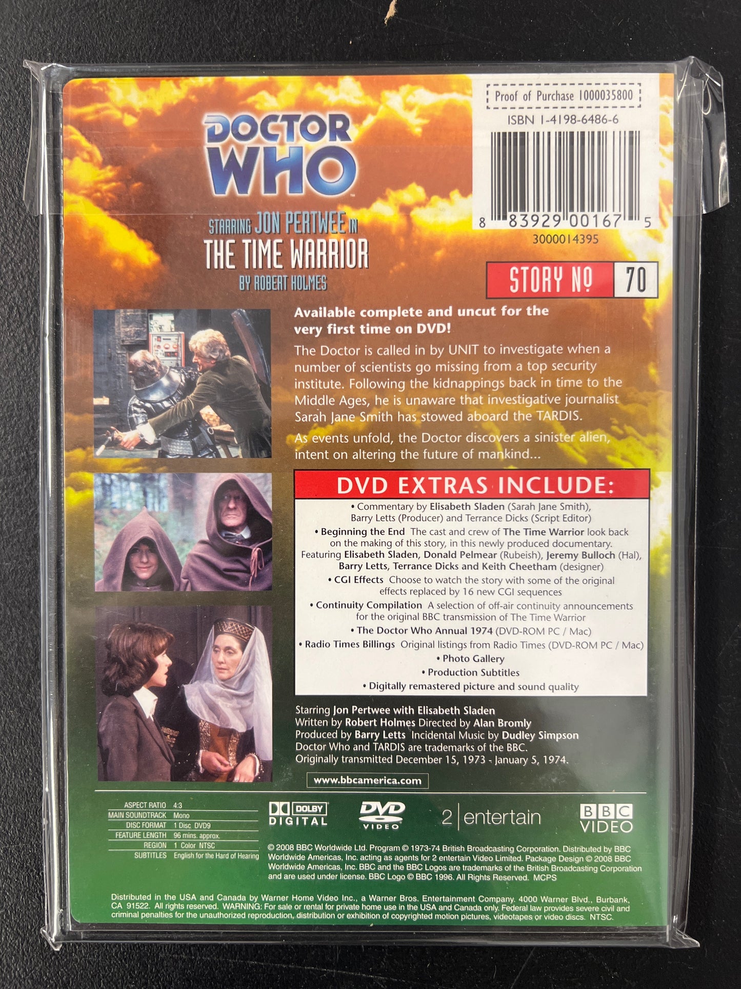 Doctor Who The Time Warrior DVD