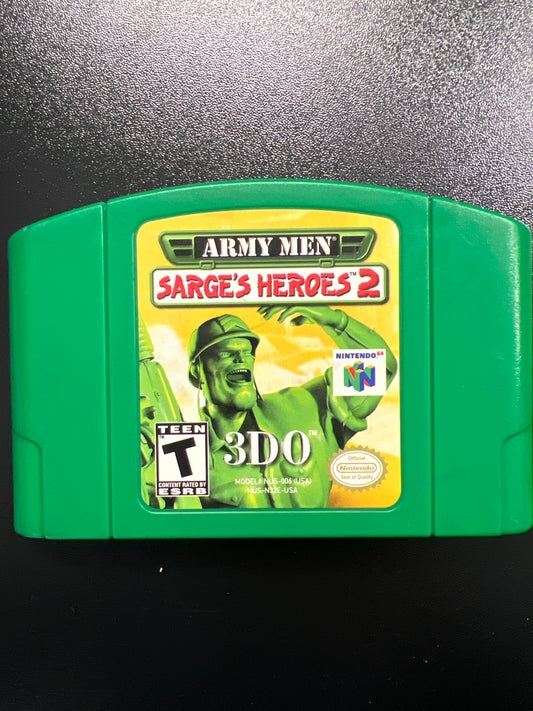 Amry Men Sarge’s Heroes 2 N64