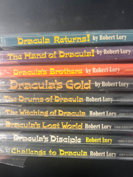 The Dracula Horror Series Books #1-9 Set