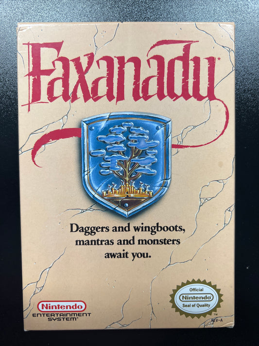 Faxanadu NES in Box