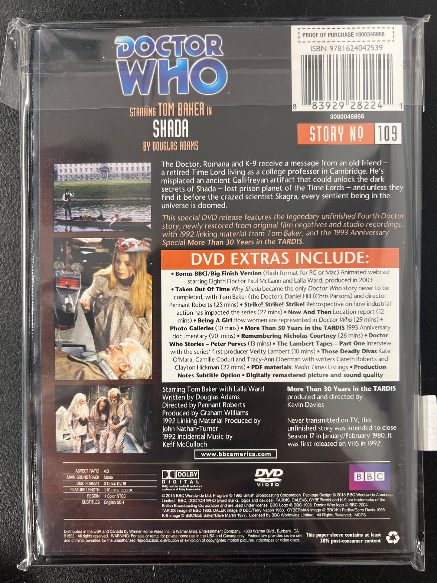 Doctor Who Shada DVD