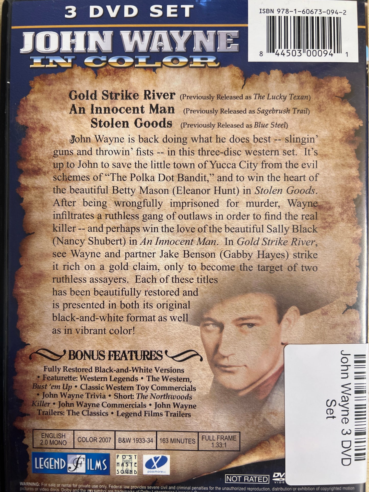John Wayne 3 DVD Set