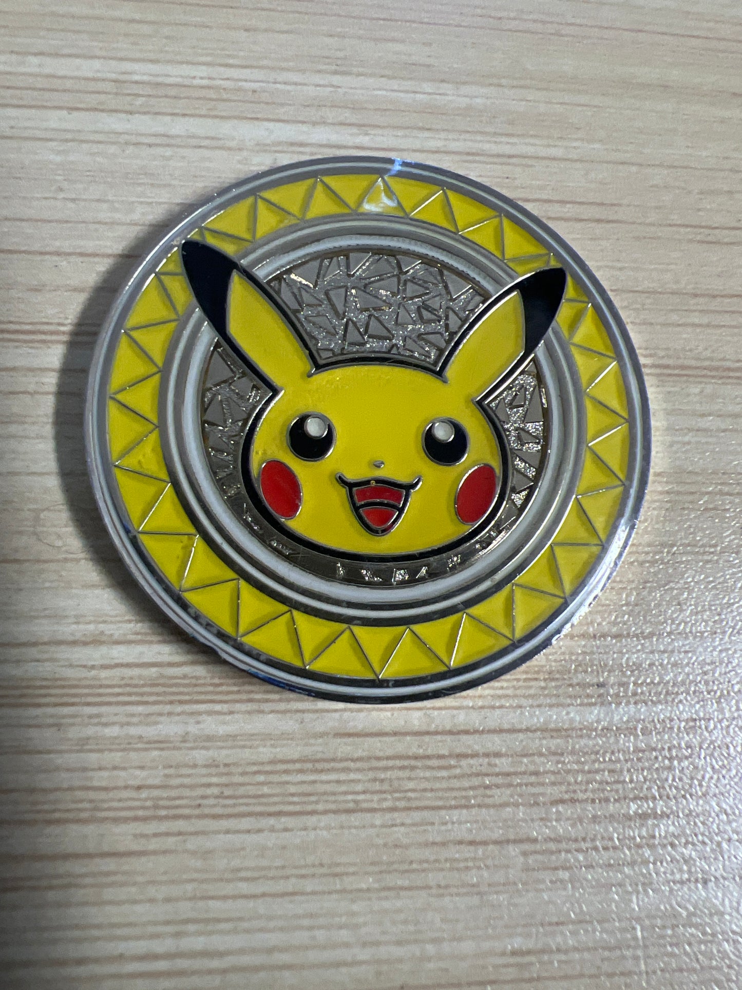Metal Pikachu Coin XY Premium Trainer Collection