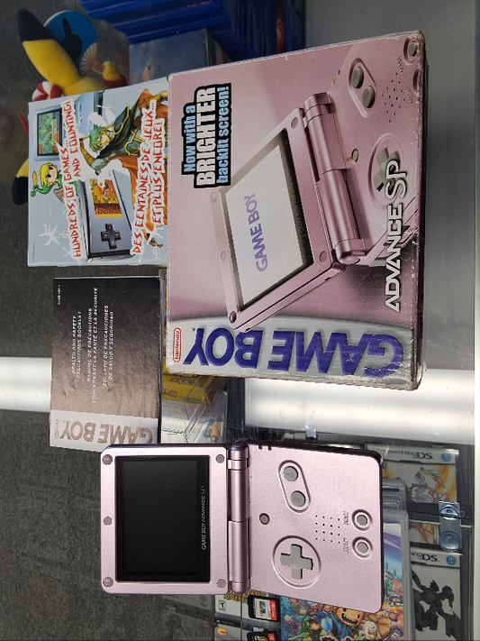 Pink Gameboy Advance SP In Box