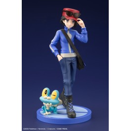 Pokemon Calem with Froakie ARTFX J STATUE