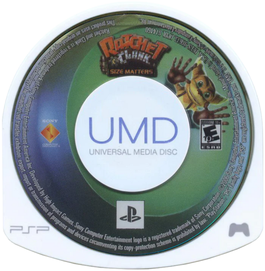 Ratchet & Clank Size Matters PSP Cartridge