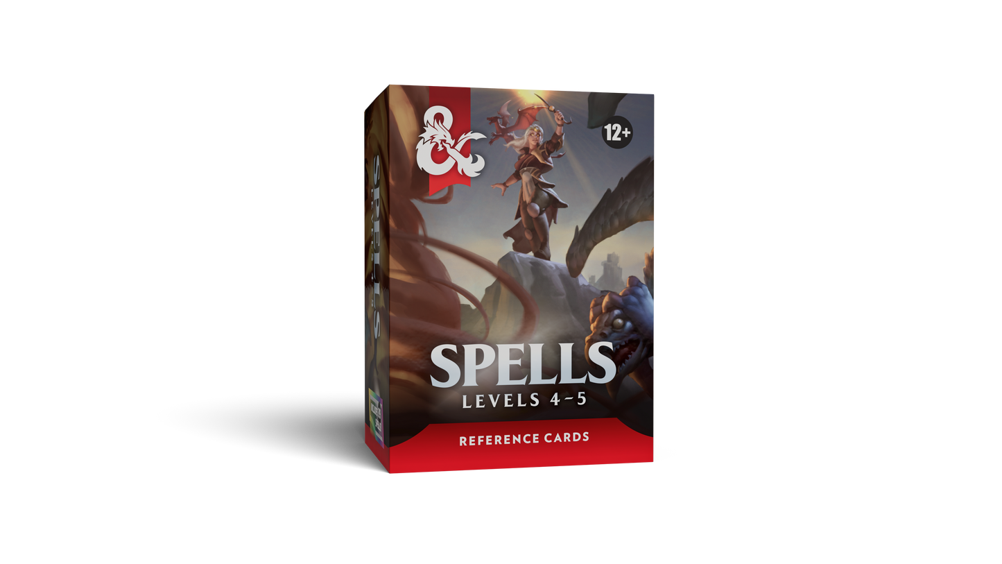 D&D Spellbook Reference Cards