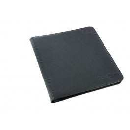Ultimate Guard 12-Pocket Quadrow Zipfolio Xenoskin Black