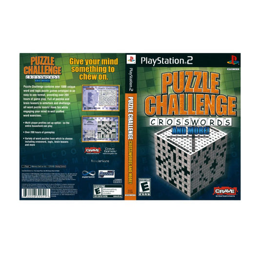 Puzzle Challenge Crosswords And More PS2
