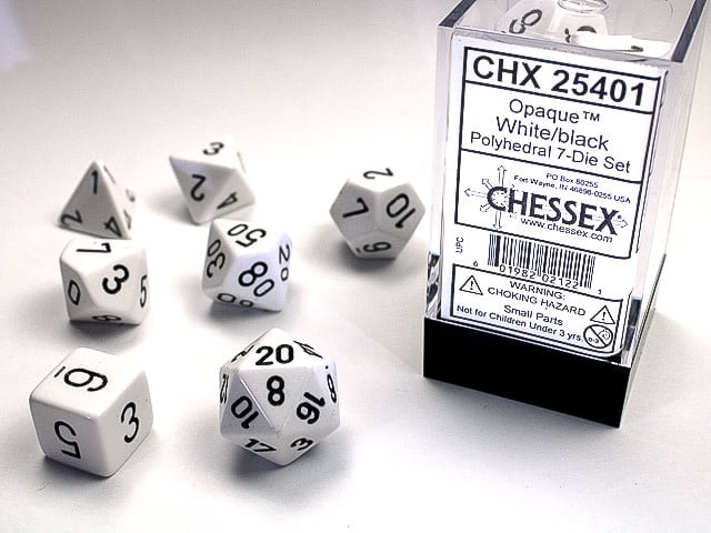 Chessex Standard 7-Dice Set