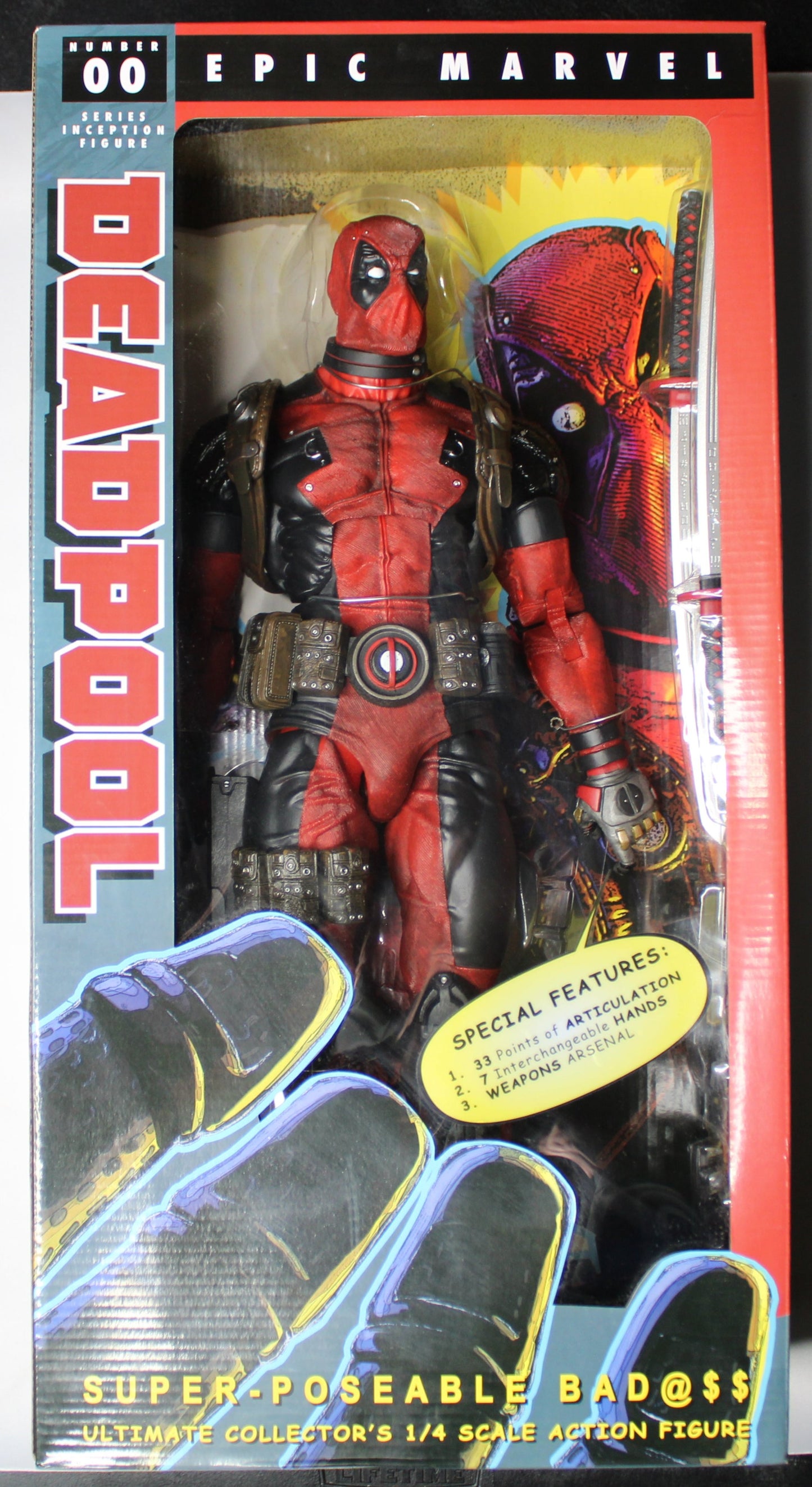 Epic Marvel Deadpool 1/4 Scale 18" Figure