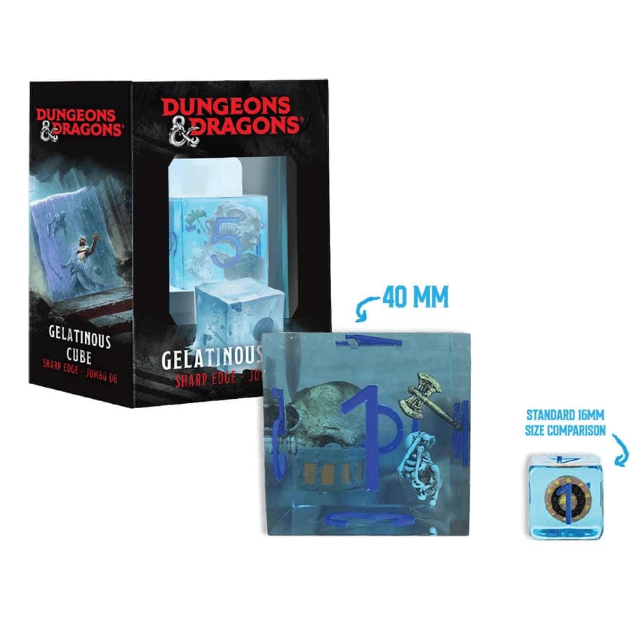 D&D Jumbo Gelatinous Cube D6