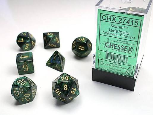 Chessex Standard Scarab 7-Dice Set