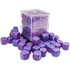 Chessex 12mm Speckled 36 Count D6 Block Pick Your Color
