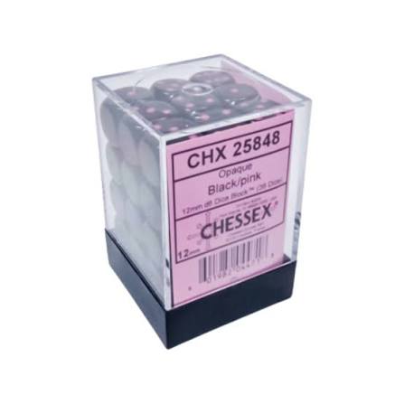 Chessex 12mm Opaque 36 Count D6 Block Pick Your Color