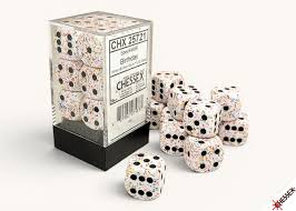 Chessex 16mm Speckled 12 Count D6 Dice Block - Pick Your Color