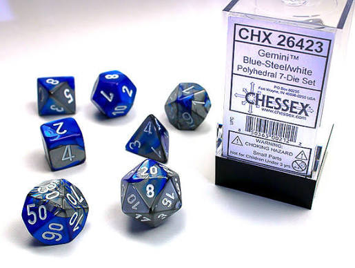 Chessex Standard Gemini 7-Dice Set