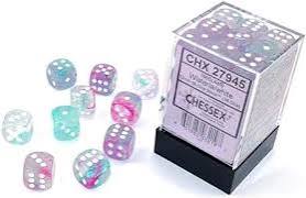Chessex 12mm Nebula 36 Count D6 Block Pick Your Color