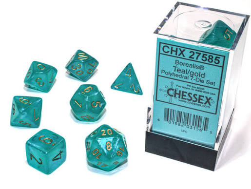 Chessex Standard Borealis 7-Dice Set