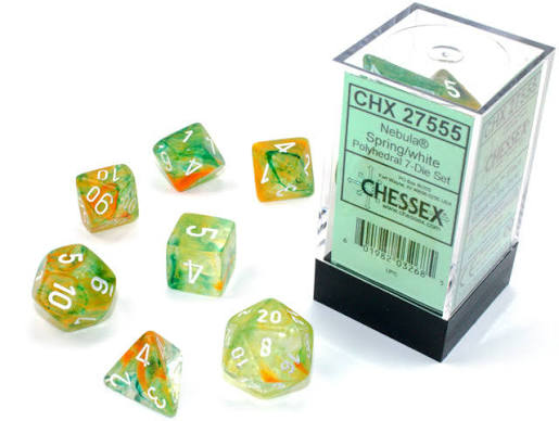 Chessex Standard Nebula 7-Dice Set