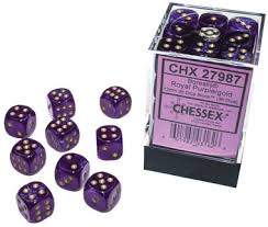 Chessex 12mm Borealis 36 Count D6 Block Pick Your Color