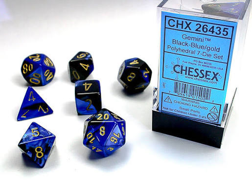 Chessex Standard Gemini 7-Dice Set