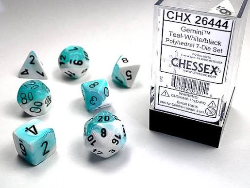 Chessex Standard Gemini 7-Dice Set