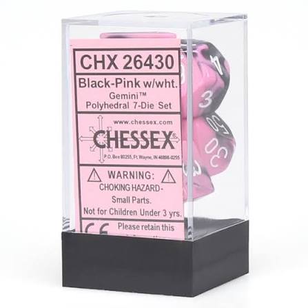 Chessex Standard Gemini 7-Dice Set
