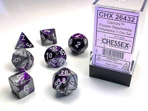 Chessex Standard Gemini 7-Dice Set
