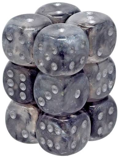 Chessex 16mm 12 Count D6 Dice Block - Pick Your Color