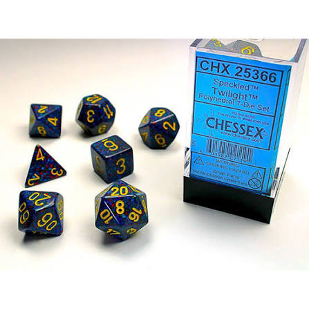 Chessex Standard Speckled 7-Dice Set